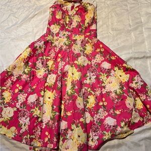 Rock A Bella Flora Halter Dress. Women’s.